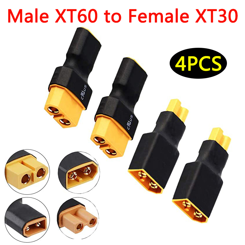 Drone Power Bank - 4Pcs XT60 to XT30 Plug Female
