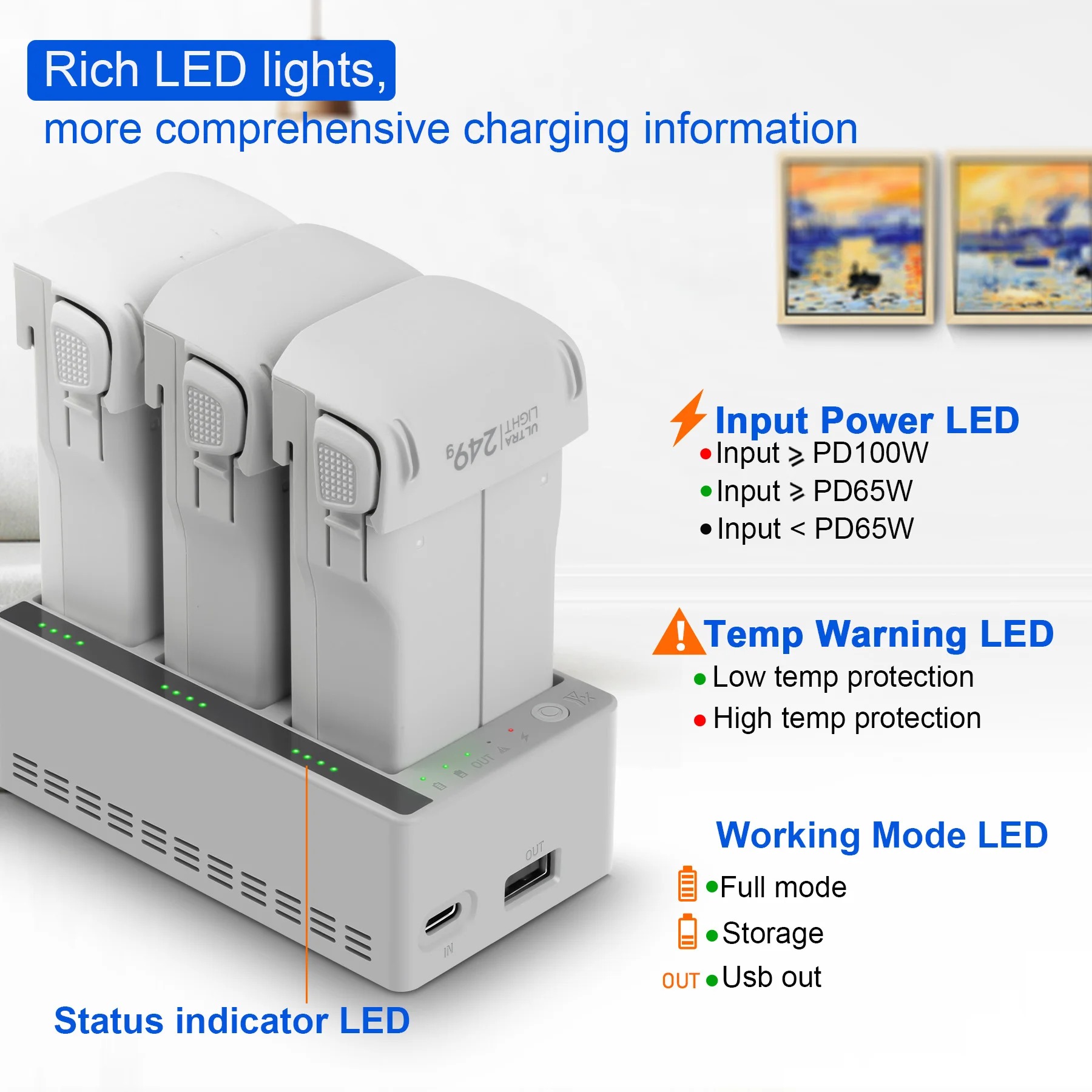 For DJI LITO 1/X1 Drone Batter - огляд і ціна Drone Power Bank