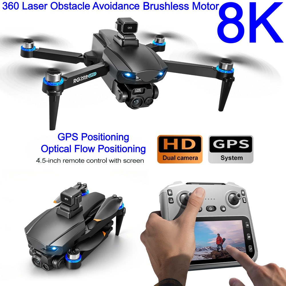 NEW 8K Drone With HD Camera La - огляд і ціна Drone Controller Screen